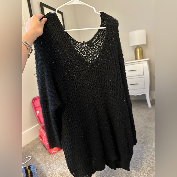 Fabrik Black Sweater. Sorta see through. Size small - Picture 1 of 2